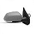 Retrovisor externo golf volkswagen de 2008 a 2012 lado direito elétrico com pisca e função tilt down - Imagem 2