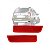Farol agile e montana chevrolet de 2009 a 2014 e de 2011 a 2021 lado direito manual cromomix - Imagem 1