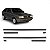 Friso gol volkswagen de 1987 a 1990 lateral preto perfil baixo seis peças - Imagem 1