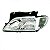 Farol xsara citroën de 1997 a 2000 lado esquerdo com auxiliar - Imagem 2