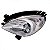 Farol picasso citroën de 1999 a 2004 lado esquerdo lente raiada - Imagem 2