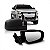 Retrovisor externo ranger ford de 2013 a 2023 lado direito preto manual com capa texturizada sem pisca - Imagem 1