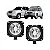 Farol auxiliar grand vitara suzuki e tracker chevrolet de 1998 a 2007 lado esquerdo - Imagem 1