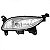 Farol auxiliar sonata hyundai de 2011 a 2014 lado esquerdo H8 - Imagem 2