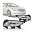 Farol auxiliar sonata hyundai de 2011 a 2014 lado direito H8 - Imagem 1