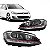 Farol golf volkswagen de 2014 a 2017 com friso vermelho elétrico com LED com projetor oito pinos par - Imagem 1