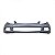Para choque c280 mercedes benz de 2008 a 2011 dianteiro com furo para esguicho com furo para sensor com furo para friso - Imagem 2