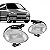Retrovisor externo c180 e c200 mercedes benz de 2015 a 2018 lado esquerdo com pisca luz de cortesia rebatimento e aquecimento - Imagem 1