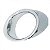 Moldura inferior de para choque para farol auxiliar 307 peugeot de 2007 a 2012 lado direito e lado esquerdo cromada - Imagem 2