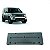 Suporte de placa para para choque discovery 4 land rover de 2014 a 2017 dianteiro preto sem pisca texturizado - Imagem 1