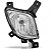 Farol ix35 hyundai de 2010 a 2015 lado esquerdo auxiliar - Imagem 2