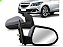 Retrovisor externo onix chevrolet de 2012 a 2020 e prisma chevrolet de 2012 a 2019 lado direito capa em primer com controle manual - Imagem 2