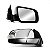 Retrovisor externo ranger ford de 2013 a 2023 lado direito cromado elétrico com pisca sem aquecimento - Imagem 3
