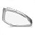 Lente de farol corsa chevrolet de 2008 a 2012 e montana chevrolet de 2008 a 2010 lado esquerdo azul claro lisa - Imagem 2