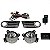 Kit farol auxiliar gol volkswagen de 2009 a 2012 geração cinco com grade e aro preto - Imagem 2
