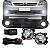 Kit farol auxiliar gol volkswagen de 2009 a 2012 geração cinco com grade e aro preto - Imagem 1