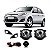 Kit de farol auxiliar fiesta ford de 2010 a 2014 rocam com grade grande - Imagem 1