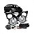 Kit de farol auxiliar corolla toyota de 2009 a 2011 com grade e aro preto - Imagem 1