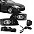 Kit de farol auxiliar accord honda de 2006 a 2007 preto com grade - Imagem 1