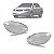 Lente de farol corolla toyota de 2003 a 2008 lado direito - Imagem 1