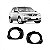 Suporte de farol auxiliar logan renault de 2007 a 2010 lado esquerdo tipo copo - Imagem 1