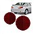 Refletor de para choque corolla toyota de 2009 a 2011 traseiro lado direito e lado esquerdo - Imagem 1