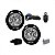 Kit farol auxiliar etios toyota de 2012 a 2016 sem moldura policarbonato - Imagem 2
