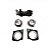 Kit de farol auxiliar triton sport mitsubishi de 2017 a 2025 com aro cromado - Imagem 2