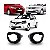 Suporte do farol auxiliar clio renault de 2012 a 2016 lado direito - Imagem 1