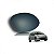 Capa de retrovisor externo 206 peugeot de 1998 a 2010 e 207 peugeot de 2009 a 2015 lado direito primer - Imagem 1