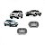Lanterna hilux picape e sw4 toyota de 2005 a 2015 lateral lado direito cristal - Imagem 1