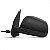 Retrovisor externo march nissan de 2011 a 2013 lado esquerdo com controle manual - Imagem 2
