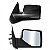 Retrovisor externo ranger ford de 2010 a 2012 lado esquerdo preto fixo com capa - Imagem 3
