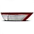 Refletor do para choque ecosport ford de 2013 a 2021 traseiro lado esquerdo bicolor - Imagem 2