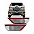 Refletor do para choque ecosport ford de 2013 a 2021 traseiro lado esquerdo bicolor - Imagem 1