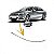 Friso de para choque c180 mercedes benz de 2012 a 2014 dianteiro lado esquerdo - Imagem 1