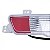 Lanterna do para choque cruze chevrolet de 2011 a 2016 traseira lado direito vermelho e cristal hatch - Imagem 3