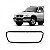 Friso da grade do radiador s10 e blazer chevrolet de 2001 a 2006 preto - Imagem 1