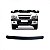 Moldura da grade do radiador s10 chevrolet de 2009 a 2011 superior preta - Imagem 1