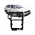 Moldura inferior para choque polo classic volkswagen e cordoba seat central com alojamento para cinzeiro - Imagem 1