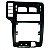 Moldura inferior para choque polo classic volkswagen e cordoba seat central com alojamento para cinzeiro - Imagem 2