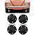Calotinha kombi volkswagen preta alfa com 5 furos - Imagem 1