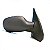 Retrovisor clio renault de 1999 a 2011 lado esquerdo externo com controle manual - Imagem 2