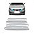 Friso da grade gol volkswagen de 2006 a 2008 dianteiro cromado geração quatro - Imagem 1