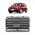 Tela do difusor gol volkswagen de 1999 a 2005 cinza flanelado geração três ponteira para choque - Imagem 1