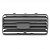 Tela do difusor gol volkswagen de 1999 a 2005 preto geração três ponteira para choque - Imagem 2
