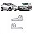 Maçaneta fox e crossfox e spacefox volkswagen de 2004 a 2009 interna cromada par geração 4 - Imagem 1