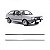 Friso da caixa de entrada de ar gol volkswagen de 1980 a 1986 cromado - Imagem 1