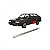 Friso da caixa de entrada de ar passat volkswagen de 1978 a 1988 cromado - Imagem 1