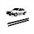 Friso da caixa de entrada de ar passat volkswagen de 1978 a 1982 preto - Imagem 1